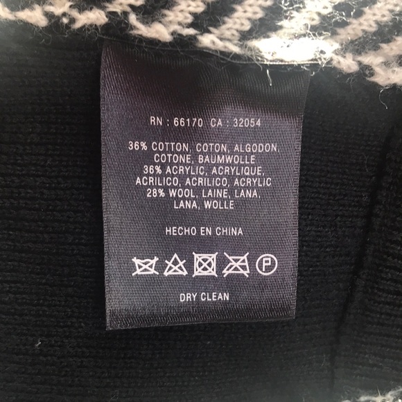 Anthropologie Sparrow Black and White Sweater Jacket M - Picture 4 of 4